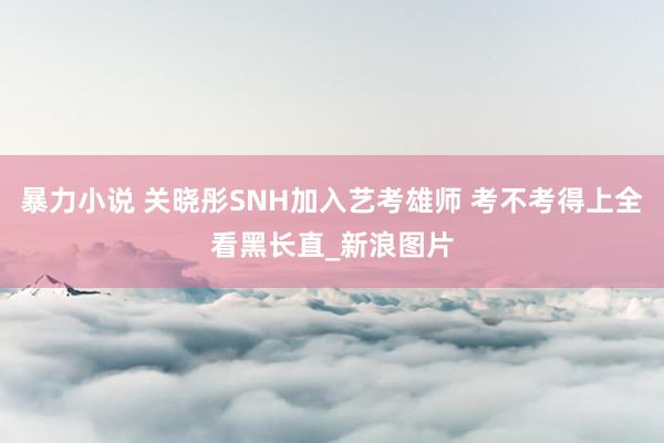 暴力小说 关晓彤SNH加入艺考雄师 考不考得上全看黑长直_新浪图片