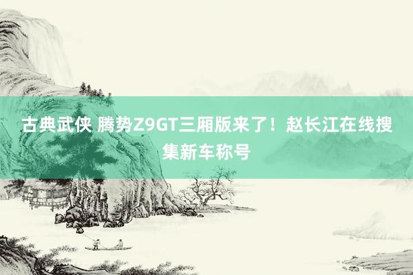 古典武侠 腾势Z9GT三厢版来了！赵长江在线搜集新车称号